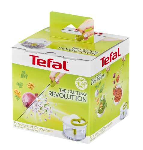Tefal K1330404 Manual Food Chopper and Mixer with Stainless Steel Blades for Vegetables, Onions, Herbs and Nuts - £10.99 @ Amazon
