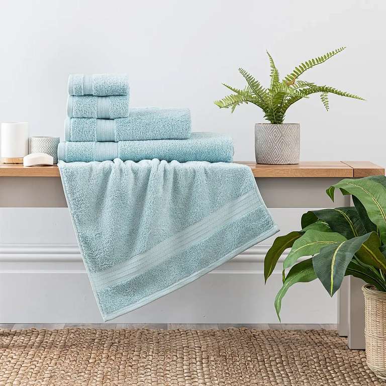 20% Off All Egyptian Cotton 570gsm Towels (Face Cloth 96p / Hand Towel £4 / Bath T £8.80 / Bath S £13.60) + Free Click & Collect @ Dunelm