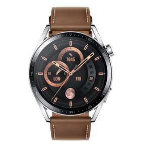 Huawei GT3 Brown Leather band with code