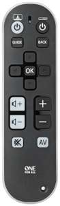 TV Zapper URC6810 Simple Remote Control - £6.00 + free click and collect @ Argos