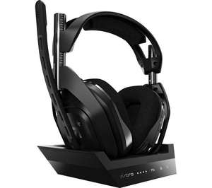 ASTRO A50 Wireless 7.1 Gaming Headset & Base Station - Black £229 @ Currys
