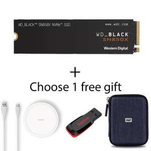 Choose 1 Free Gift With Orders Over £150 - Example: 2TB WD_Black SN850X NVMe + 15W Ixpand Wireless Charger Pad £159.99 @ Westerndigital