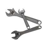 Bahco BHADJUST 3 ADJ3 Set of 3 Adjustable Wrenches (8070/8071 / 8072), Grey, 16 degree head angle £17.99 @ Amazon +del if NP