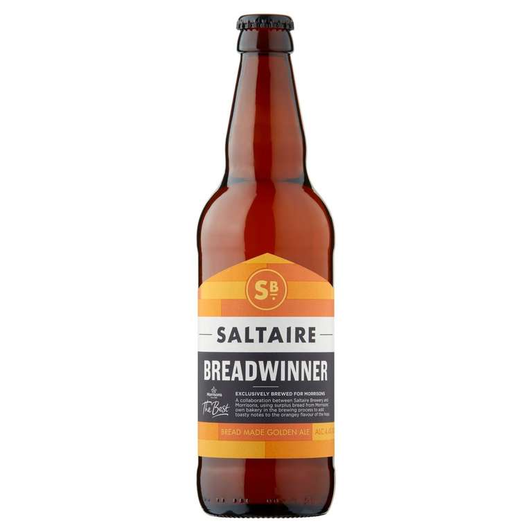 Saltaire Breadwinner Morrisons Collaboration Beer 500ml bottle and 4 for 3 at Illingworth
