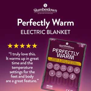 Perfectly Warm electric blanket Free C&C