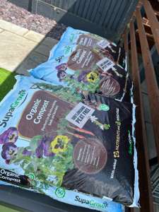 Organic compost 50lt £3.99 each or 4 - £10 + £9.95 delivery @ TheRange