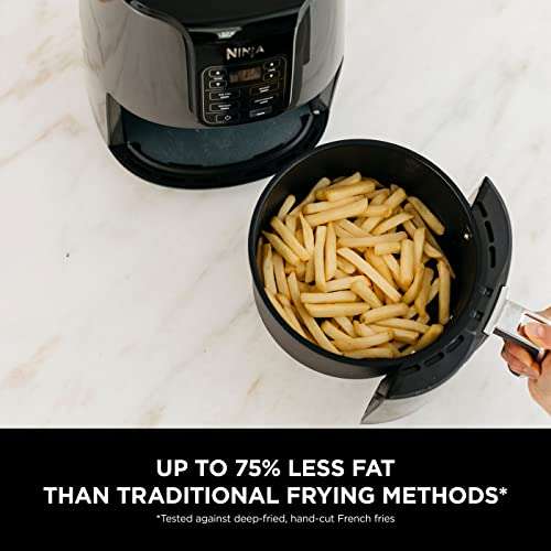 Ninja - AF100 Air Fryer 1550W - Grey/Black