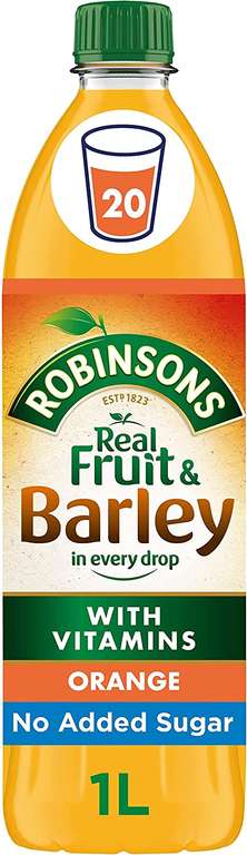 Robinsons Orange Barley 1 litre - £1 instore at Yorkshire Trading