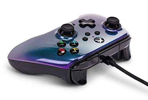 PowerA Enhanced Wired Controller for Xbox Series X|S - Aurora Borealis £24.90 @ Amazon