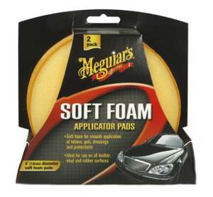 Twin pack Meguiars Soft Foam Applicator Pads
