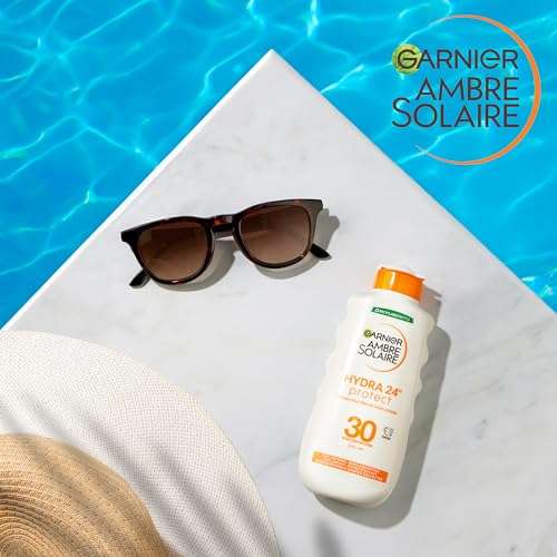 Garnier Ambre Solaire Hydra 24 Hour Protect Hydrating Protection Lotion SPF30 200ml With Voucher (£4.70/£4.10 on S&S+Voucher)+5% off 1st S&S