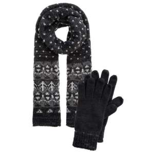 Fairisle Gift Set - Scarf And Gloves - £6.40 + Free Delivery With Codes (In Description) @ Bonmarche