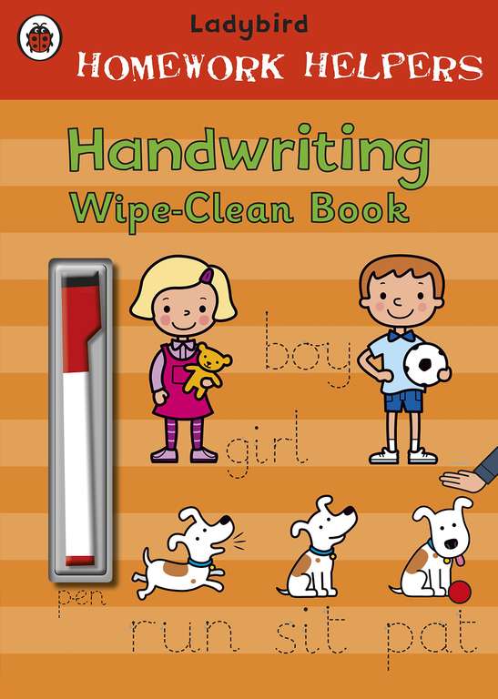 Ladybird Homework Helpers: Handwriting Wipe-Clean Book (Paperback)