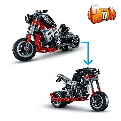 LEGO 42132 Technic Motorcycle to Adventure Bike 2 in 1 Model £6.74 at checkout @ Amazon