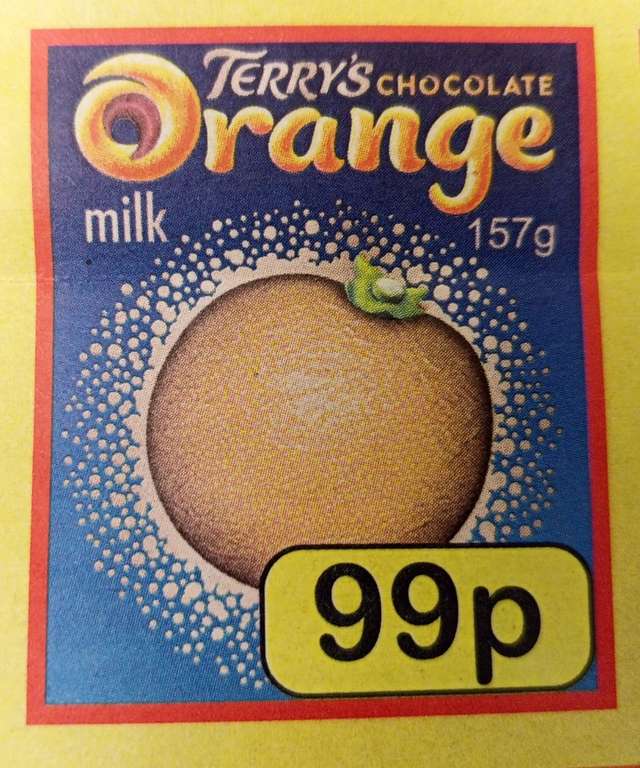 Terry's Chocolate Orange Milk 157g £0.99 @ Farmfoods