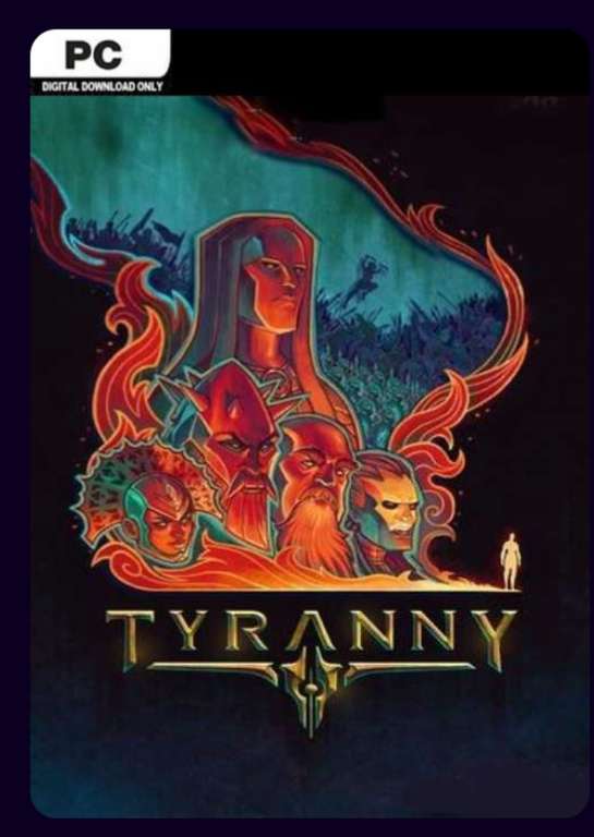 Tyranny Deluxe Edition £1.99, Commander Edition £2.69 & Gold Edition £5.29 - PC Steam @ Cdkeys