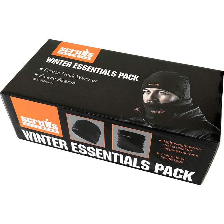 Scruffs Winter Essentials (Neck Warmer & Beanie) Pack One Size free click & collect £7.98 @Toolstation