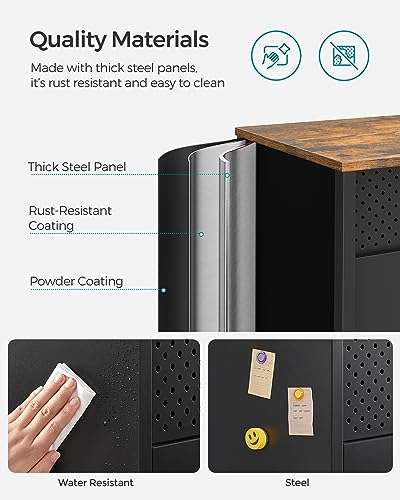Songmics Metal Storage Cabinet W/Voucher - Sold by Songmics Home UK
