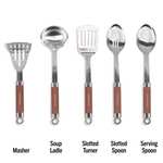 Morphy Richards 975055 Kitchen Utensil Set, Accents Range, Stainless Steel, Copper / Red, 5-Piece £12.99 @ Amazon