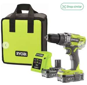 Ryobi ONE+ 2Ah Cordless Combi Drill with 2 Batteries 18V - free c&c (limited stock)