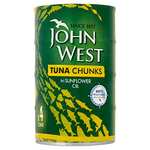 John West Tuna Chunks in Sunflower Oil 4 x 145 g. 3 for £10 @ Amazon