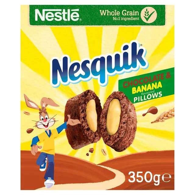 Nesquick Chocolate & Banana Pillows - 350g (Ipswich)