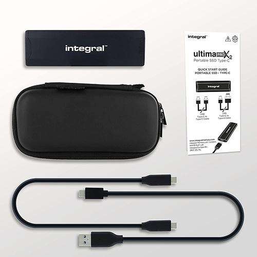 Integral 256GB USB3.2 Type-C Ultima Pro X Portable External SSD - 2000MB/s £34.99 @ MyMemory