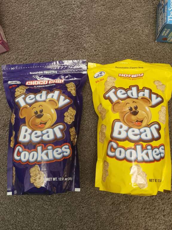 Global Brands Teddy Bear Cookies, Honey, 12-Ounce (Pack of 12) 99p each instore @ Farmfoods Dudley