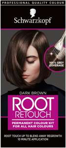 Schwarzkopf Root Retouch Permanent Root Concealer Brown Hair Dye - £3.50 @ Amazon
