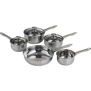 Wilko Stainless Steel Cookware Set 5pcs - £13 + Free Collection Select Stores / £4.95 Delivery @ Wilko