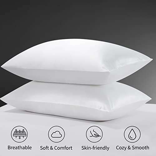 Aisbo White Pillowcases 2 Pack - £4.99 sold by Aisbo EU @ Amazon