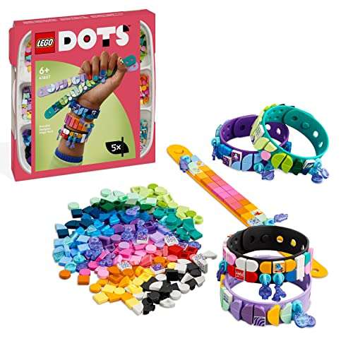 LEGO 41807 DOTS Bracelet Designer Mega Pack, 5in1 DIY Creative Toy