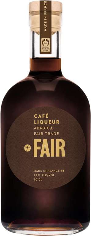 Fair Café Coffee Liqueur ( made with Mexican Arabica beans ) 22% ABV 70cl