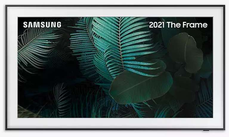 Samsung The Frame (2021) 50" QLED Art Mode TV w/Slim Fit Wall Mount £599 w/code when spending £500 on eligible items - John Lewis & Partners