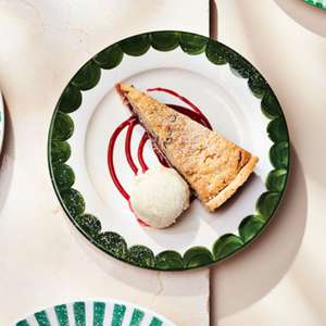 Free Pistachio & Raspberry Tart For Perk Members (Free Sign Up) with main meal purchase