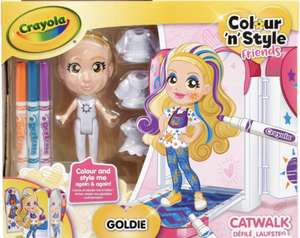Crayola Colour 'n' Style Friends Catwalk - Goldie - £7.49 (Free Collection) @ Smyths