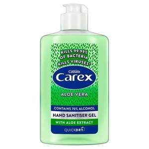 Carex Aloe Vera Anti-bacterial Hand Gel 300ml 87p Free Click & Collect @ Superdrug
