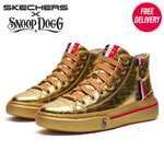 Skechers Exclusive Snoop One Gold Medal Mens Trainers + Free Delivery Using Code
