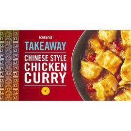 Various Iceland Curry meals/Rice (E.g. Chicken Korma/Bhuna/Chinese Chicken/Pilau) 5 for £5 Online Exclusive @ Iceland