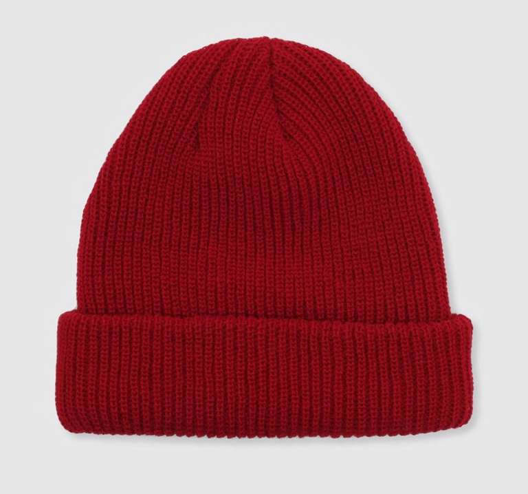 Knitted Beanie Hats from £2.40 - boohoo £3 - Burton Ribbed Beanie + Free Delivery with code @ Debenhams