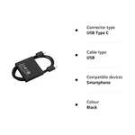 Genuine Samsung USB Cable Type C to C 5A Black EP-DN980BBE - £3.98 @ Amazon