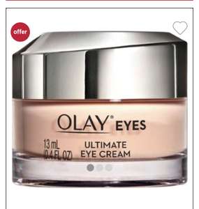 Olay Eyes Ultimate Eye Cream For Dark Circles, Wrinkles & Puffiness 15Ml £10 + £1.50 click and collect @ Boots