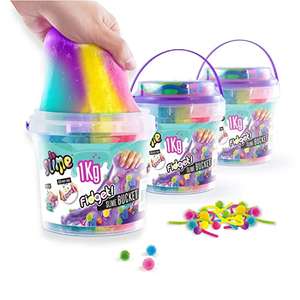 So Slime 1KG Fidget Slime Bucket, Colourful Slime + Storage Bucket and Fidget Toys. Free delivery with Prime