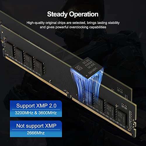 Netac DDR4 3200MHz Desktop Memory Kit with Heat Sink CL16 16GB (2x8GB) £39.99 @ Amazon / Netac Official Store
