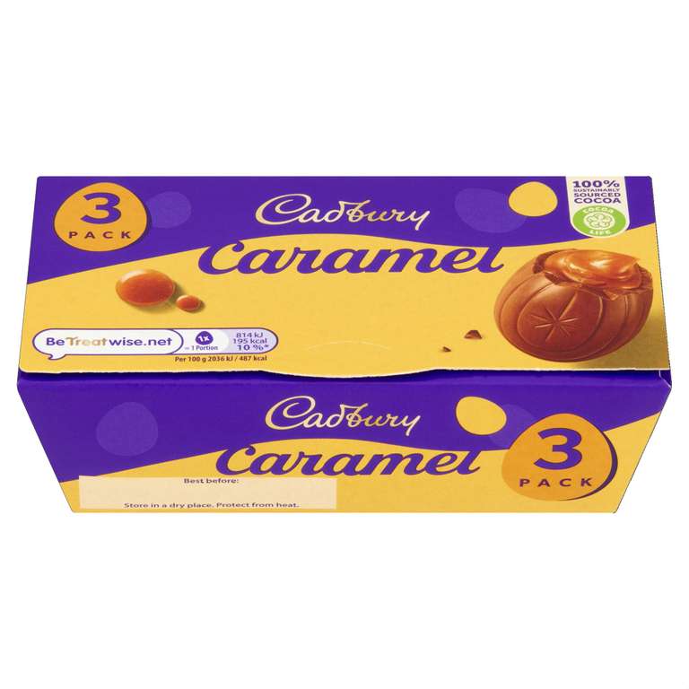 Cadbury Caramel Eggs, 3 Pack, 2 Boxes For £1 @ Farmfoods Belle Vale