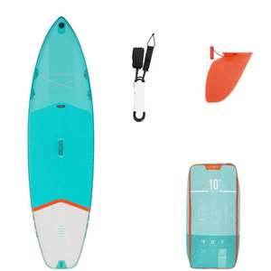 Decathlon X100 10 Foot SUP Inflatable Stand-Up Paddleboard in Turquoise green / Caribbean blue for £199.99 click & collect @ Decathlon