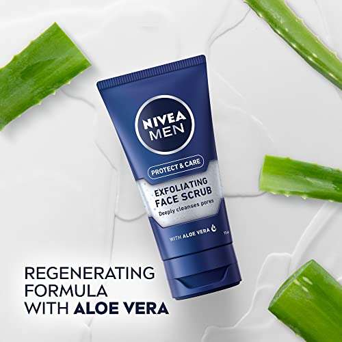 NIVEA MEN Protect & Care Exfoliating Face Scrub (75ml) £1.49 / £1.34 with Subscribe and Save @ Amazon