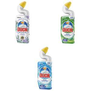 4 x Duck Toilet Cleaner Deep Action Liquid 750ml (Clubcard Price)