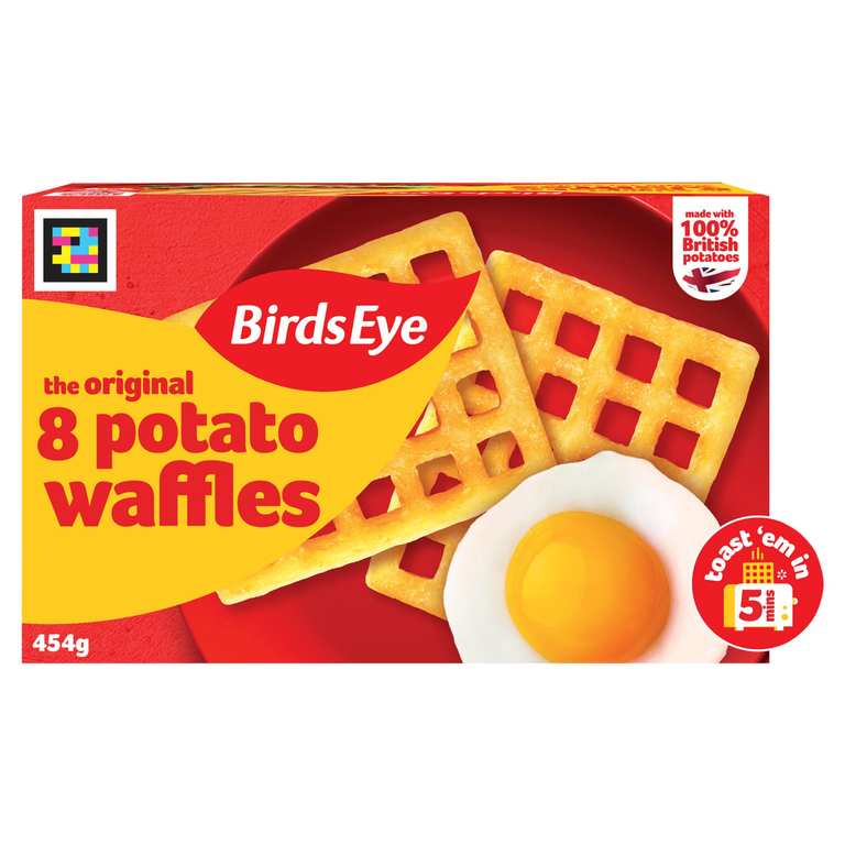 Birds Eye 8 The Original Potato Waffles 454g - 10 for £10