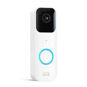 Blink Video Doorbell | Two-way audio, HD video, motion and chime app alerts, easy setup, Alexa enabled,